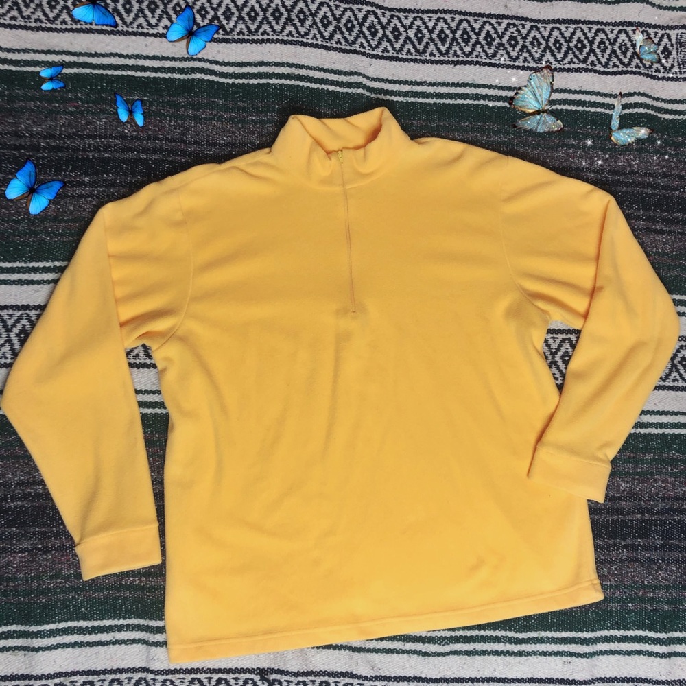 Yellow pullover!